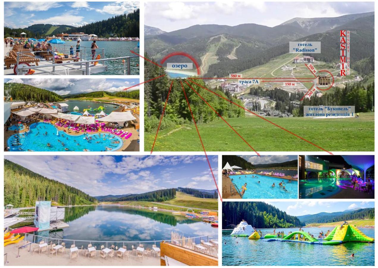 Kasimir Resort Hotel & Spa Bukovel Bagian luar foto