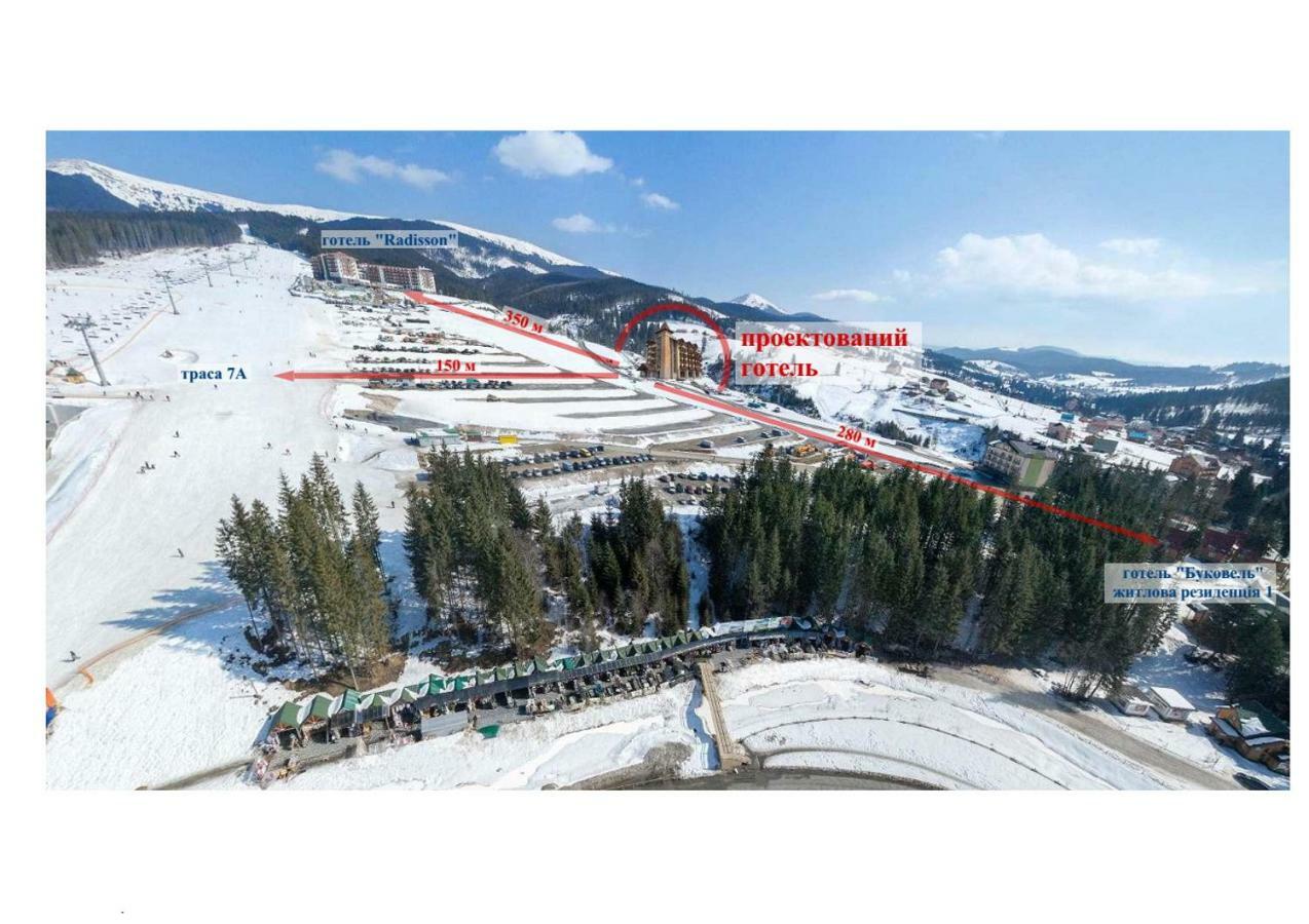 Kasimir Resort Hotel & Spa Bukovel Bagian luar foto